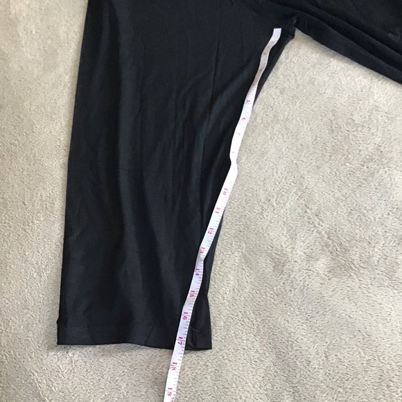 Black stretch Capri leggings - Picture 3 of 6